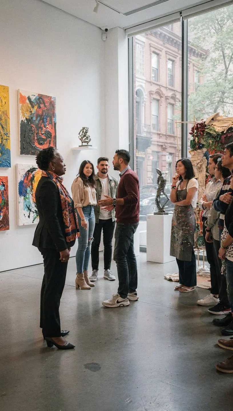 Улица с историческими памятниками, окруженная ресторанами и кафе, где люди наслаждаются обедом на свежем воздухе.